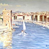 L'entrée du Vieux Port
