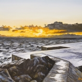 Couché de Soleil sur la jetée du Prado