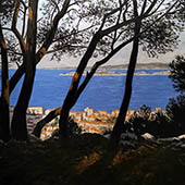Vue sur l'île du Frioul